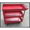 three layers metal platform service cart for fast food restaurant, hotel, restaurant, repair, 4s,train